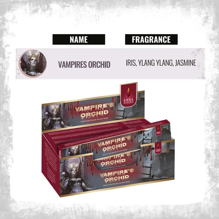 Soul Sticks Vampire's Orchid Natural Incense Sticks 15 Grams