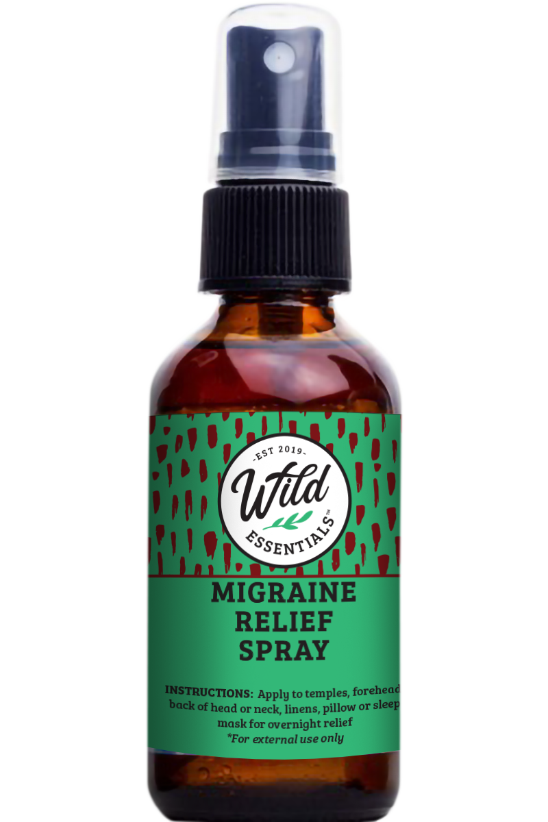 Migraine Relief Essential Oil Spray - 2 oz/60ml