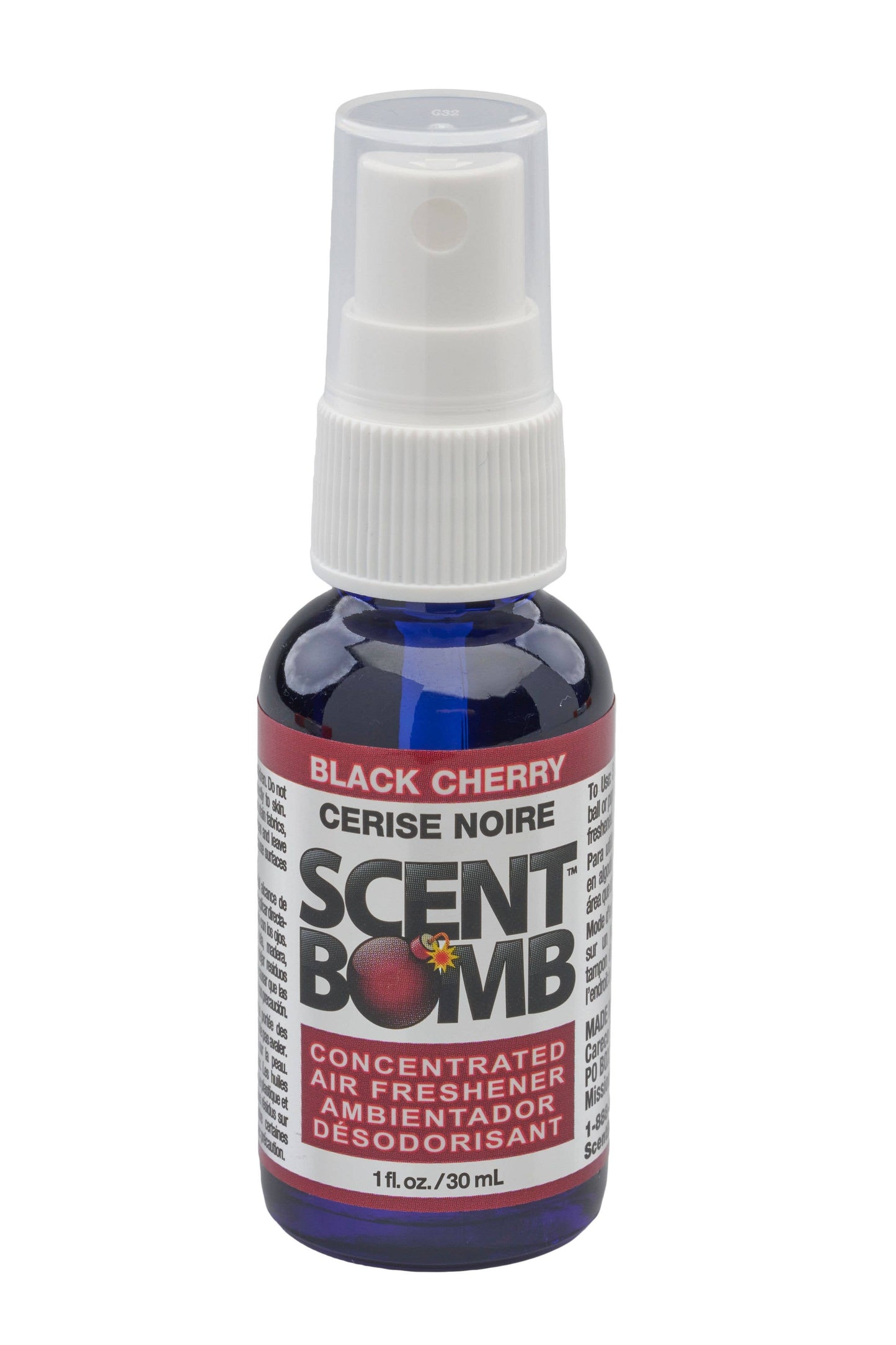 Black Cherry Scent Bomb 1oz Spray Air Freshener
