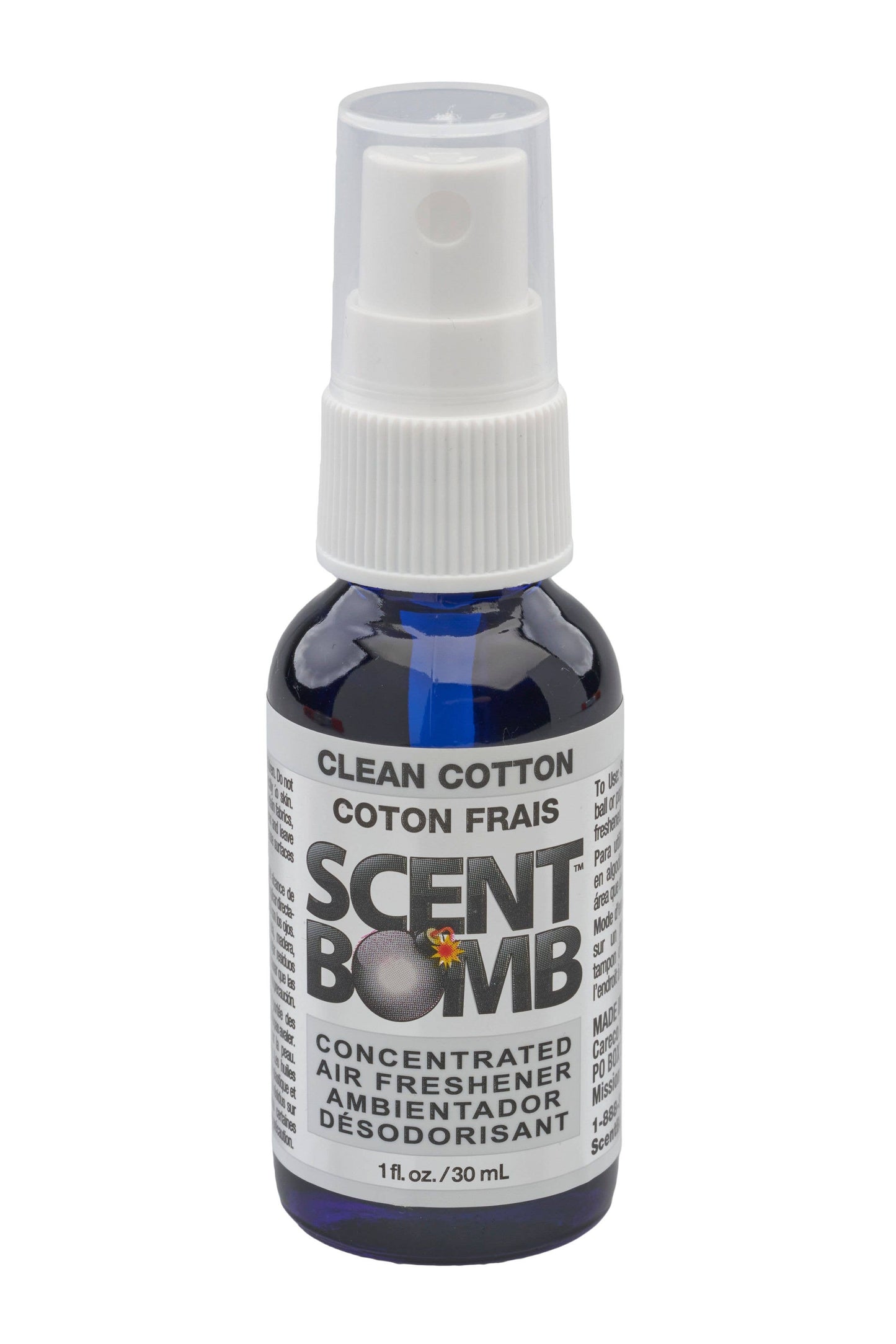 Clean Cotton Scent Bomb 1oz Spray Air Freshener