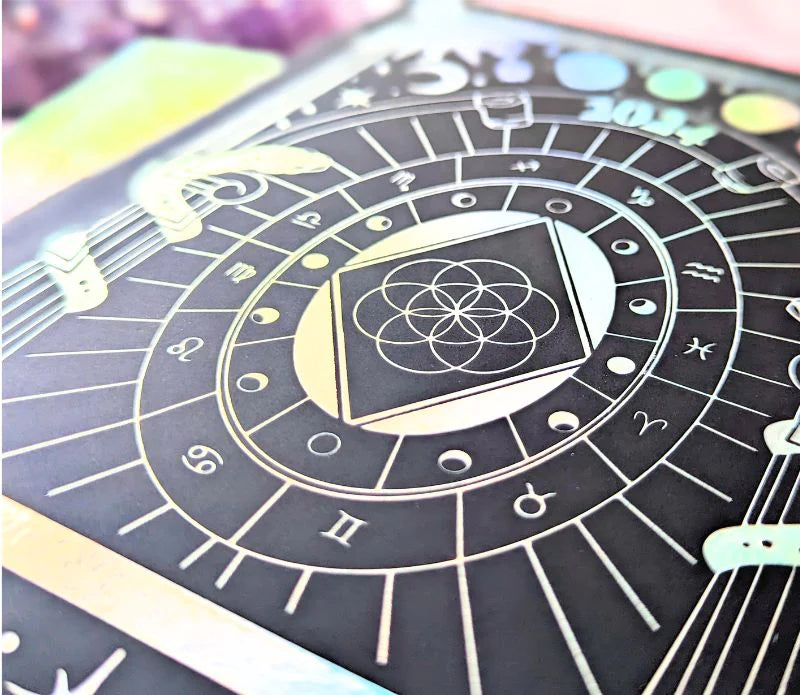 2024 Moon Wisdom Planner - Lunar Phase Zodiac Astrology - Spiral Circle