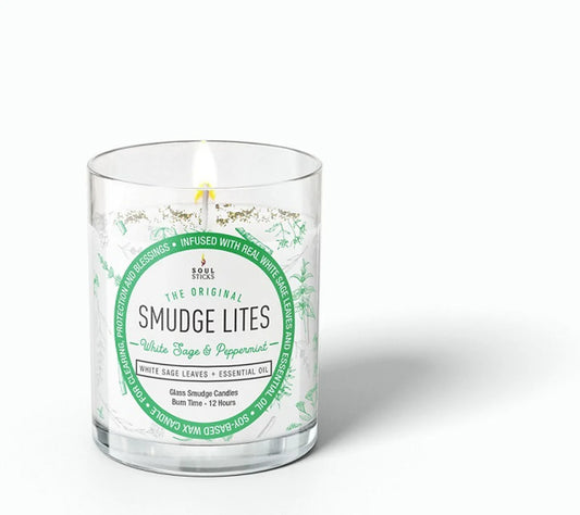 Soul Sticks White Sage & Peppermint Smudge Lites Votive Candle