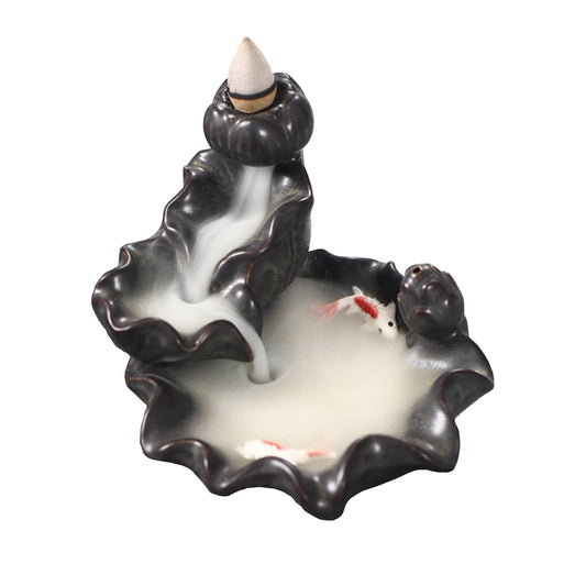 Ceramic Backflow Burner - Koi Pond