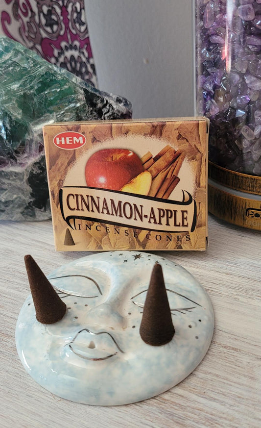 Cinnamon-Apple Hem Incense Cones - 10 Cones