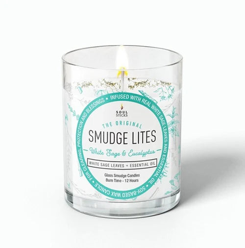 Soul Sticks White Sage & Eucalyptus Smudge Lites Votive Candle