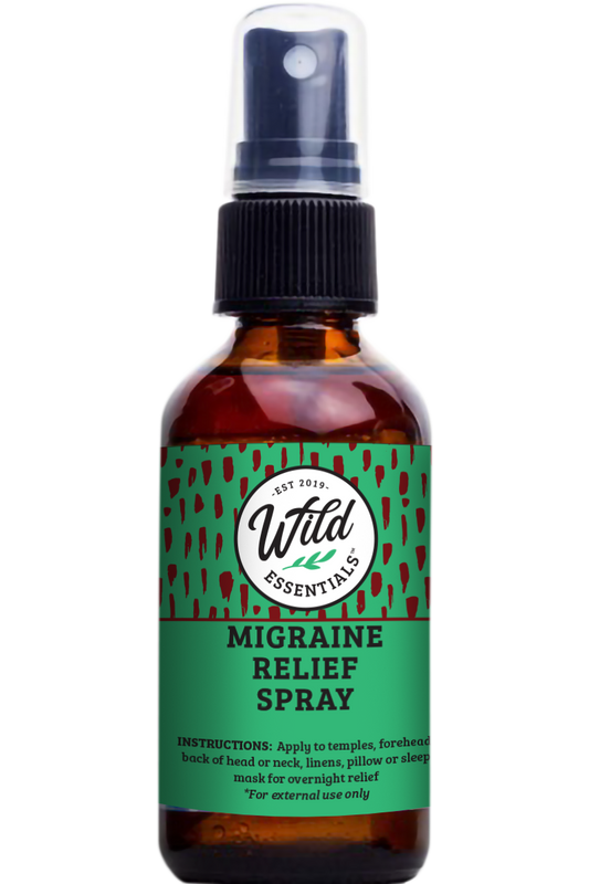 Migraine Relief Essential Oil Spray - 2 oz/60ml