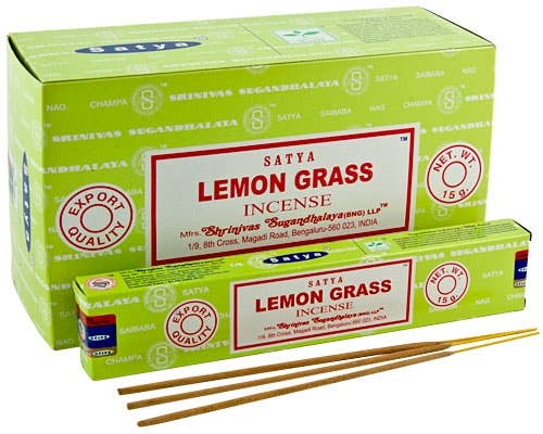 Satya Lemon Grass Incense Sticks 15 Grams