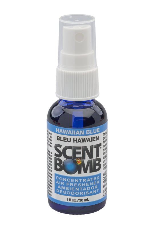 Hawaiian Blue Scent Bomb 1oz Spray Air Freshener