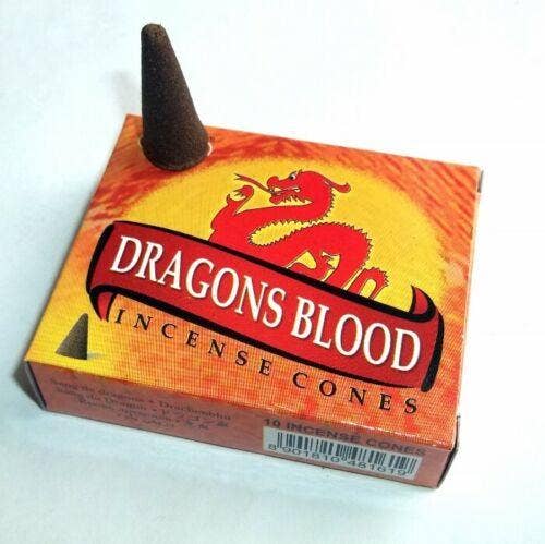 Dragons Blood Hem Incense Cones - 10 Cones