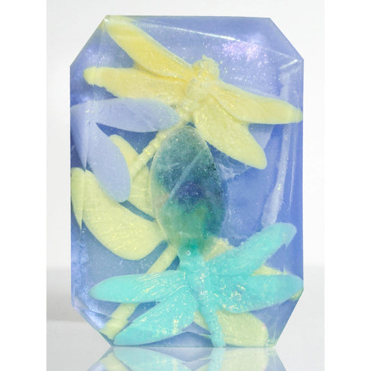 Social Dragonfly (Gemini) - 5 oz Zodiac Crystal Bar Soap